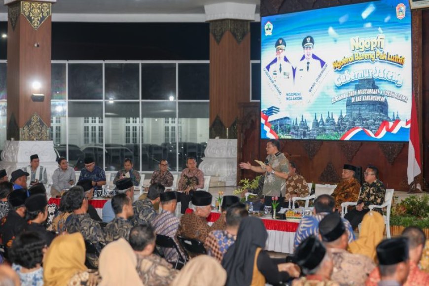 Dialog Santai Gubernur Jateng  dengan Masyarakat Karanganyar: Mendengar Aspirasi dan Menyelesaikan Masalah